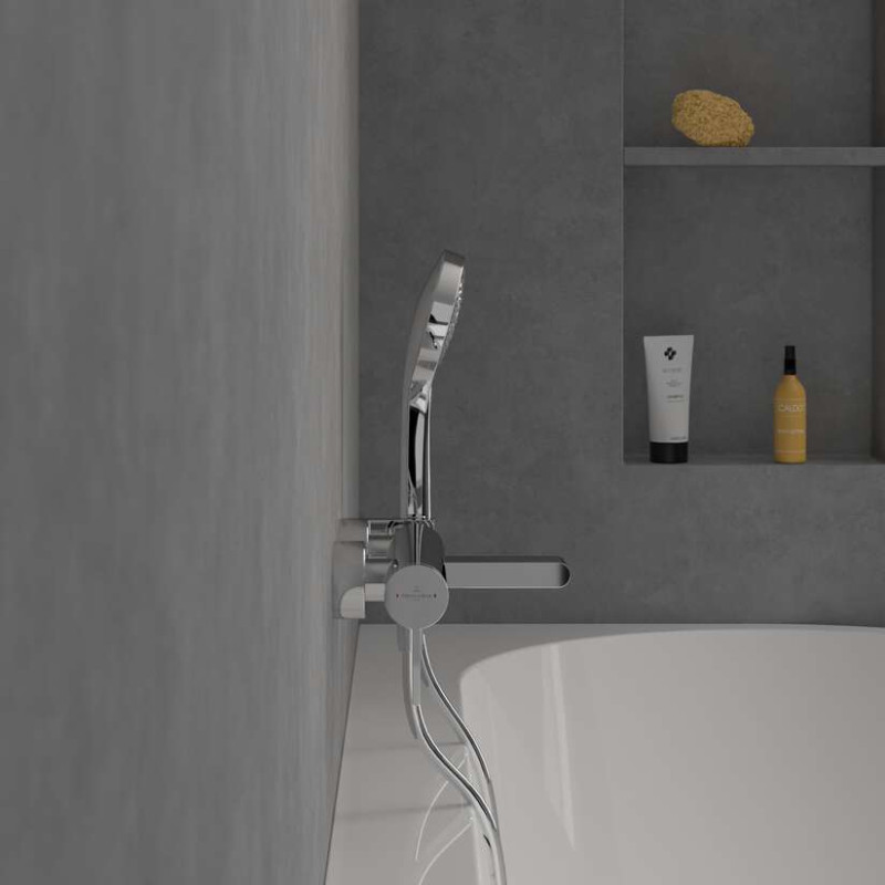 Villeroy&Boch Dawn bateria wannowa ścienna chrom połysk TVT10650115161