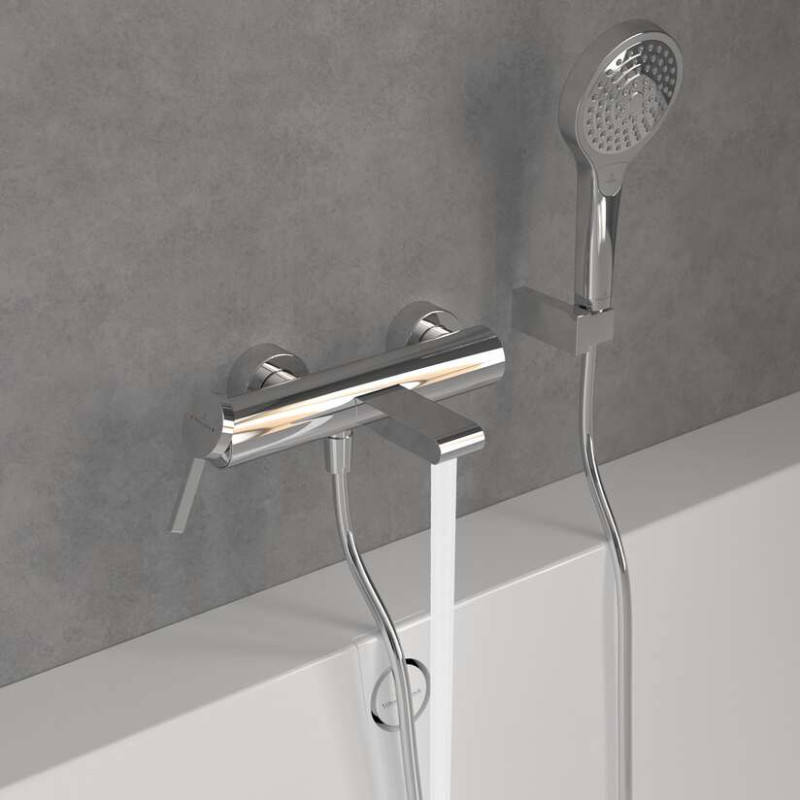 Villeroy&Boch Dawn bateria wannowa ścienna chrom połysk TVT10650115161