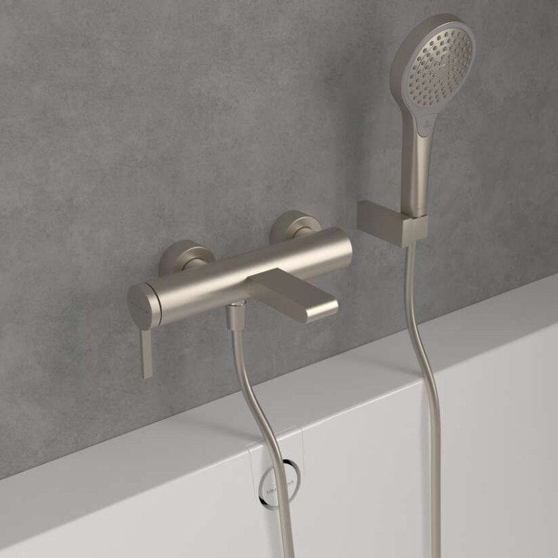 Villeroy&Boch Dawn bateria wannowa ścienna nikiel szczotkowany TVT10650115164