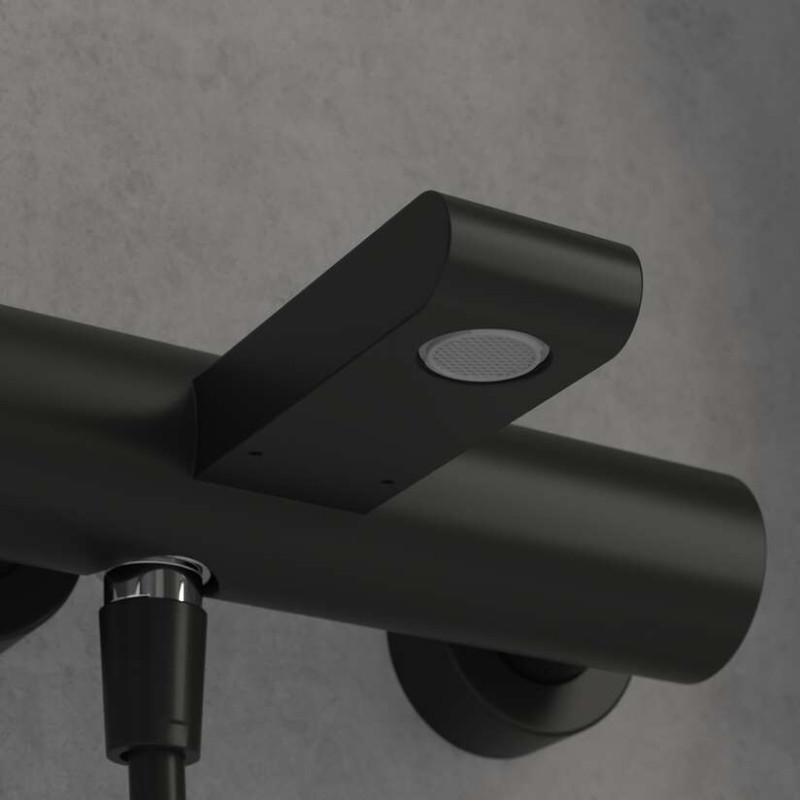 Villeroy&Boch Dawn bateria wannowa ścienna czarny matowy TVT106501151K5