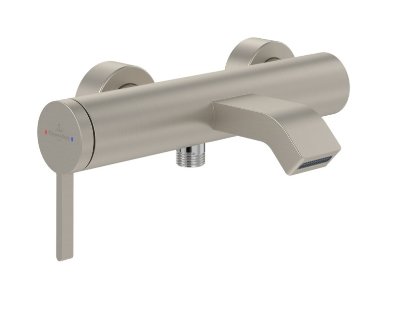 Villeroy&Boch Dawn bateria wannowa ścienna nikiel szczotkowany TVT10650115264