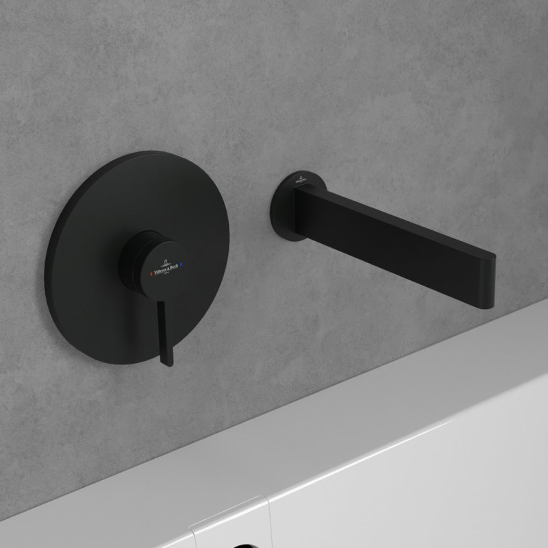 Villeroy&Boch Dawn bateria prysznicowa podtynkowa czarny matowy TVS106352110K5