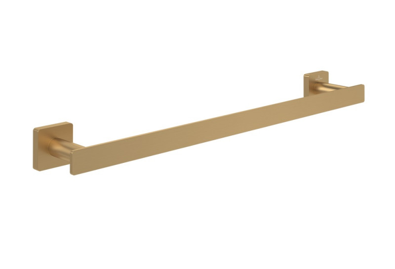 Villeroy&Boch Elements Striking wieszak na ręcznik 49,5 cm złoty szczotkowany TVA15200100076