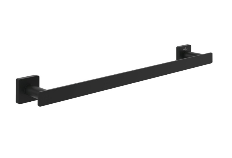 Villeroy&Boch Elements Striking wieszak na ręcznik 49,5 cm czarny matowy TVA152001000K5