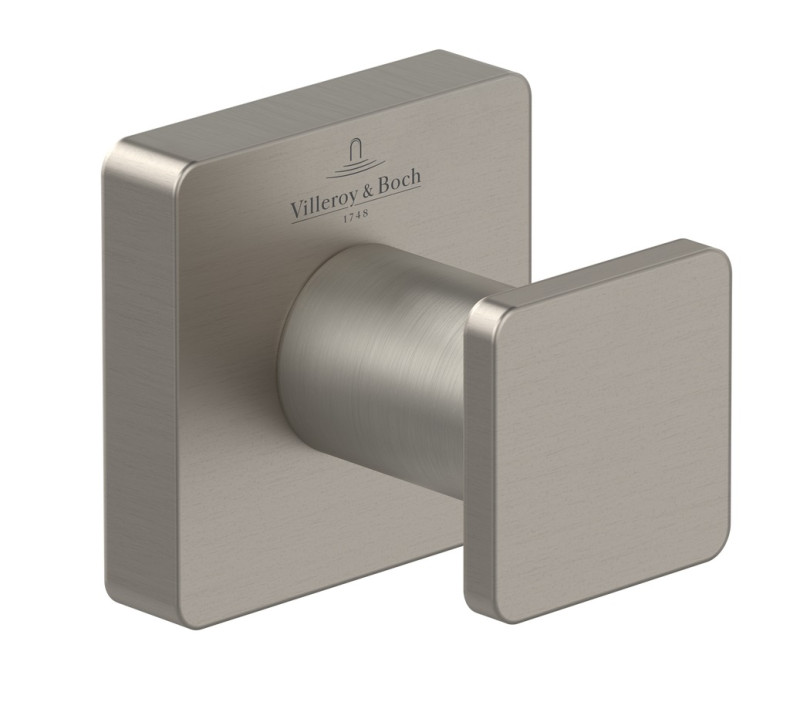 Villeroy&Boch Elements Striking haczyk pojedyńczy nikiel szczotkowany TVA15201100064