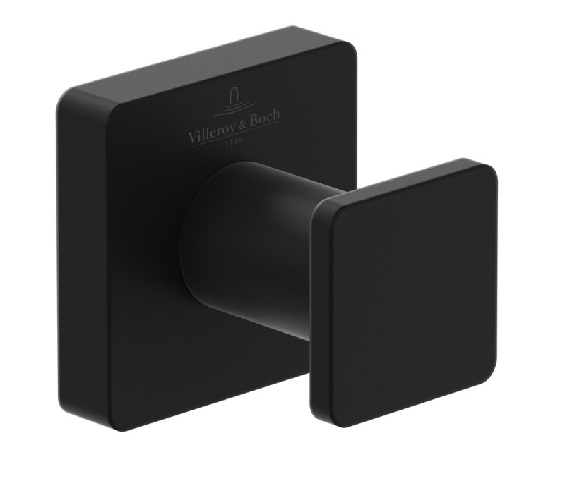 Villeroy&Boch Elements Striking haczyk pojedyńczy czarny matowy TVA152011000K5