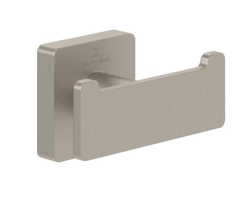 Villeroy&Boch Elements Striking podwójny haczyk nikiel szczotkowany TVA15201200064