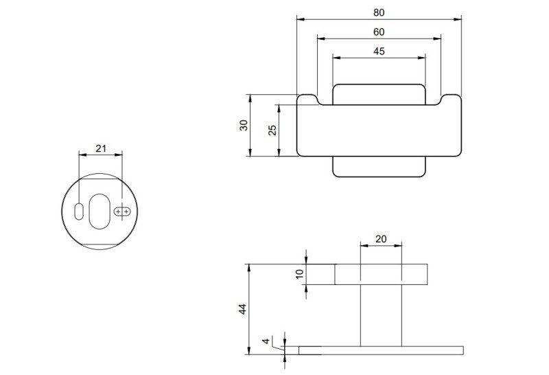 Villeroy&Boch Elements Striking podwójny haczyk złoty szczotkowany TVA15201200076