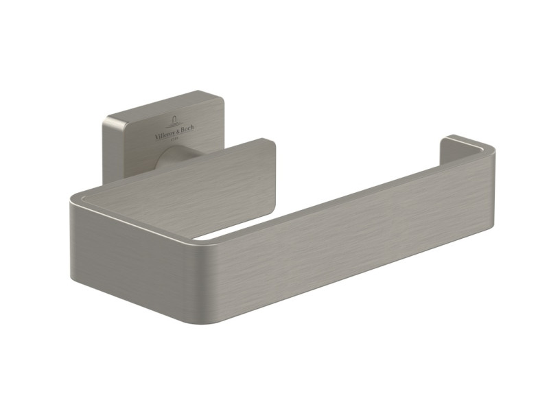 Villeroy&Boch Elements Striking uchwyt na papier toaletowy bez pokrywy nikiel szczotkowany TVA15201400064