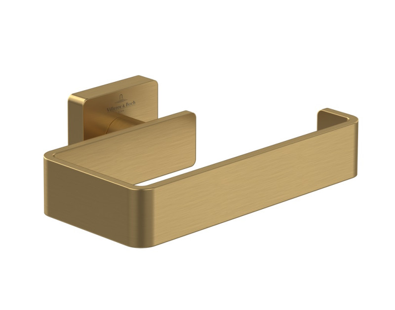 Villeroy&Boch Elements Striking uchwyt na papier toaletowy bez pokrywy złoty szczotkowany TVA15201400076