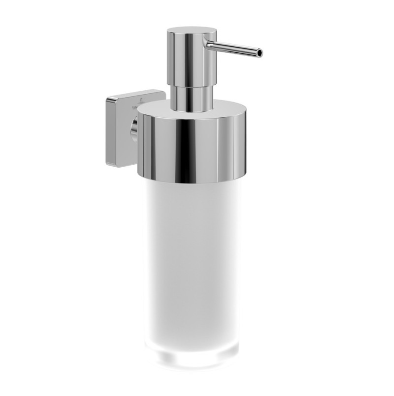 Villeroy&Boch Elements Striking dozownik do mydła wiszący chrom połysk TVA15200700061