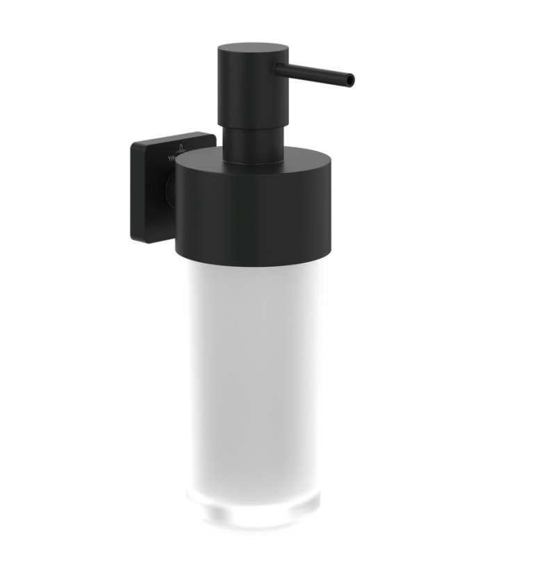 Villeroy&Boch Elements Striking dozownik do mydła wiszący czarny matowy TVA152007000K5