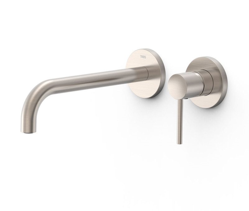 Tres Study Exclusive bateria umywalkowa podtynkowa 23,7 cm stal 26230022AC