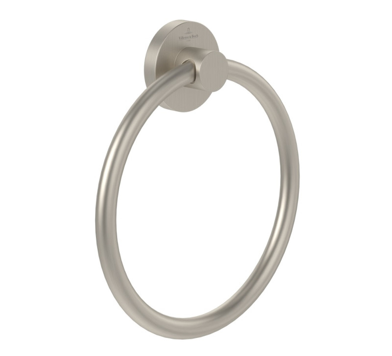 Villeroy&Boch Elements Tender uchwyt na ręcznik nikiel szczotkowany TVA15100500064