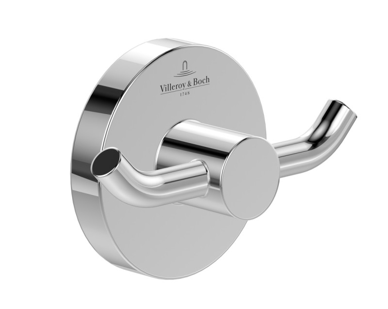Villeroy&Boch Elements Tender podwójny haczyk na ręczniki chrom połysk TVA15101200061