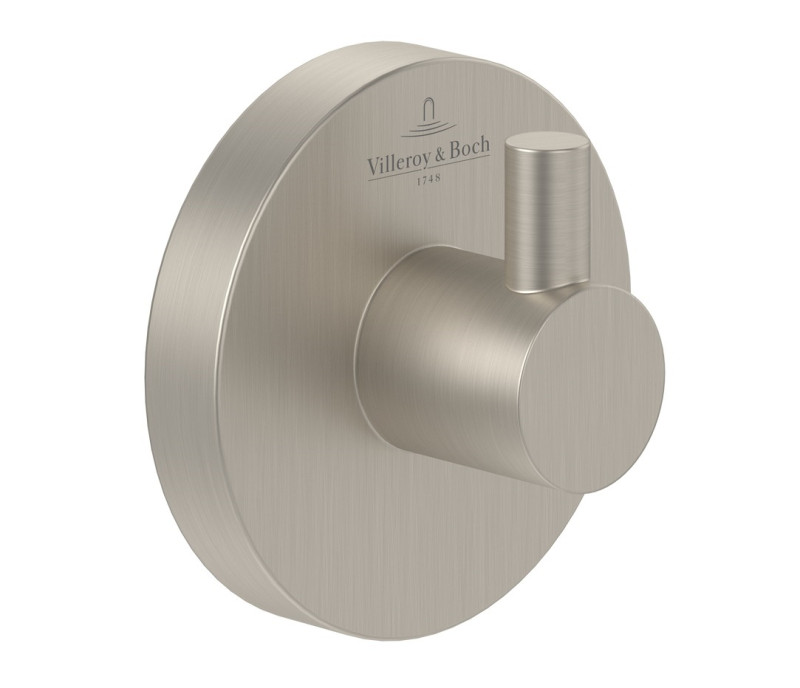 Villeroy&Boch Elements Tender pojedyńczy haczyk na ręczniki nikiel szczotkowany TVA15101100064