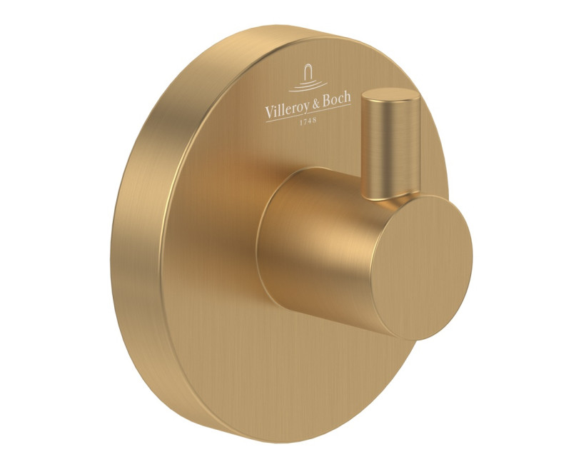 Villeroy&Boch Elements Tender pojedyńczy haczyk na ręczniki złoty szczotkowany TVA15101100076