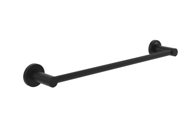 Villeroy&Boch Elements Tender wieszak na ręcznik 50,4 cm czarny matowy TVA151001000K5