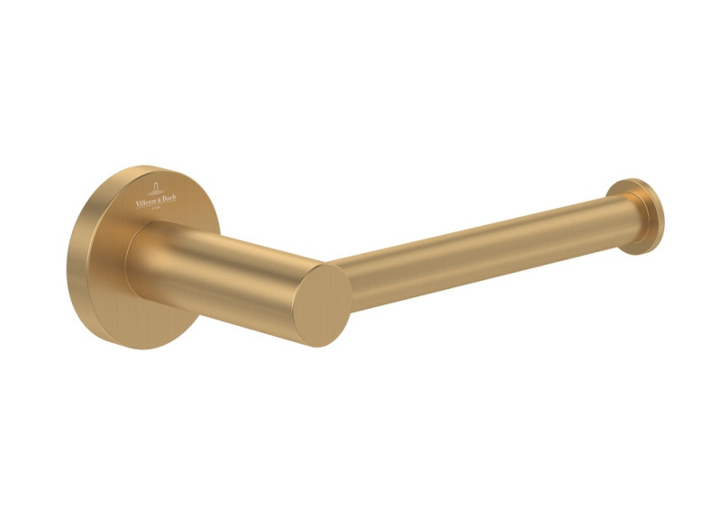 Villeroy&Boch Elements Tender uchwyt na papier toaletowy bez pokrywy złoty szczotkowany TVA15101400076