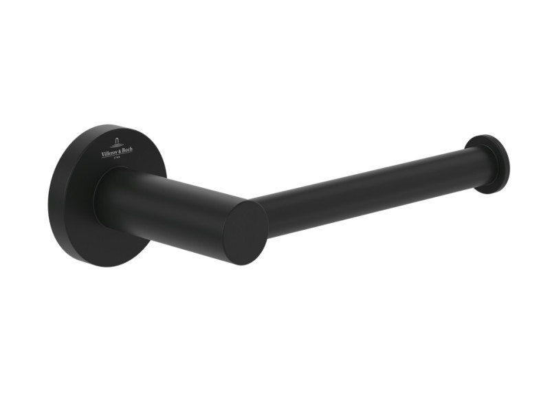 Villeroy&Boch Elements Tender uchwyt na papier toaletowy bez pokrywy czarny matowy TVA151014000K5