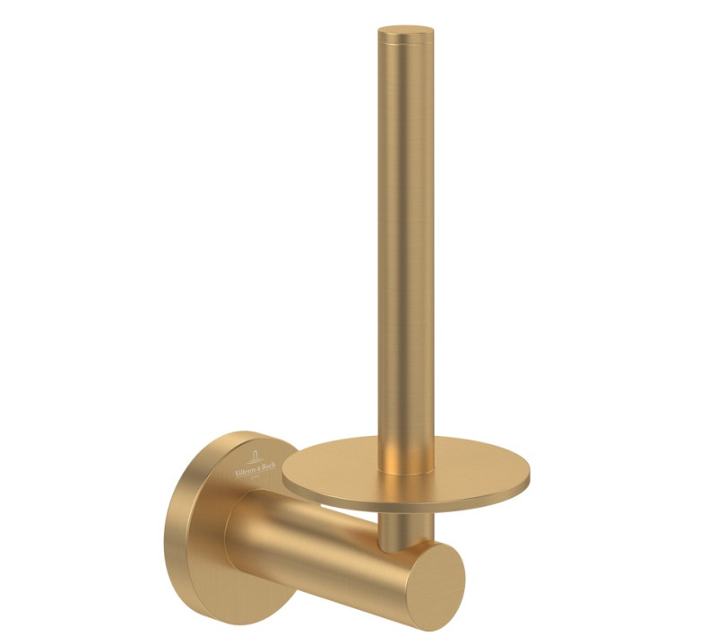 Villeroy&Boch Elements Tender uchwyt na zapasowy papier toaletowy złoty szczotkowany TVA15101500076