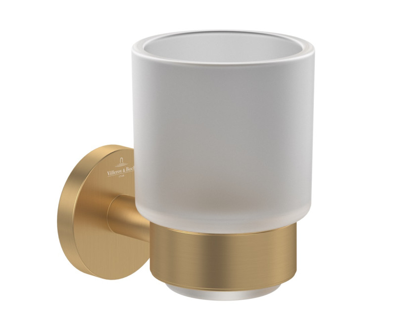 Villeroy&Boch Elements Tender szklanka z uchwytem wisząca złoty szczotkowany TVA15101800076