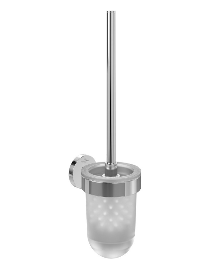 Villeroy&Boch Elements Tender szczotka toaletowa wisząca komplet chrom połysk TVA15101600061