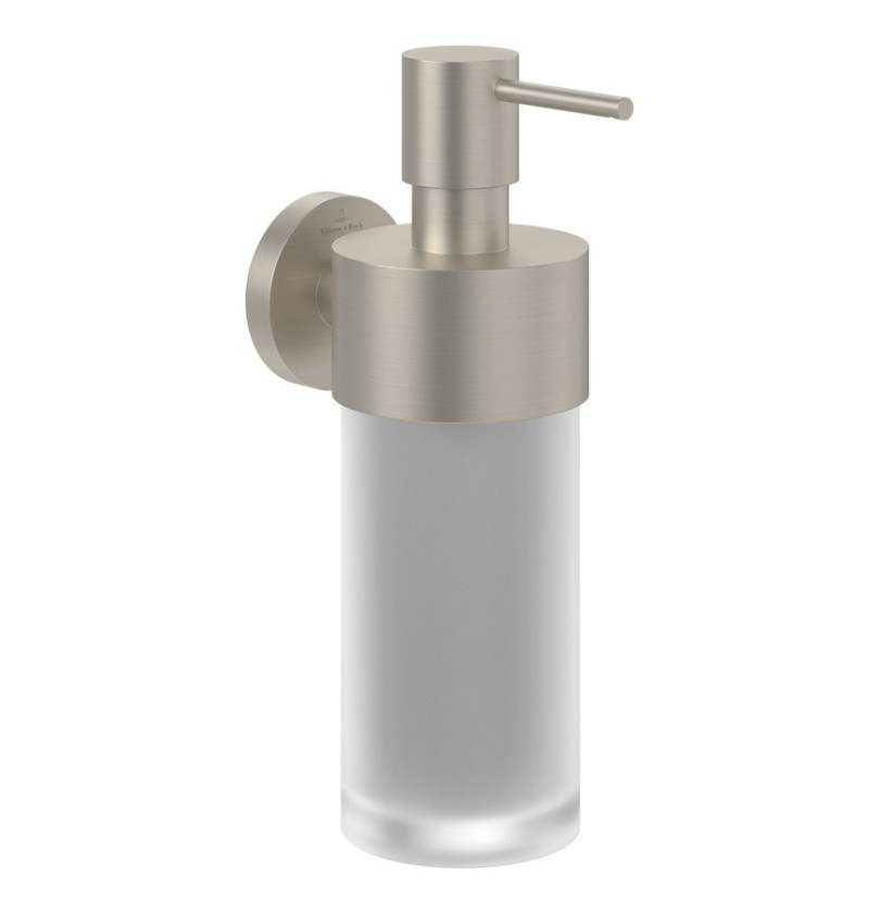 Villeroy&Boch Elements Tender dozownik do mydła wiszący nikiel szczotkowany TVA15100700064