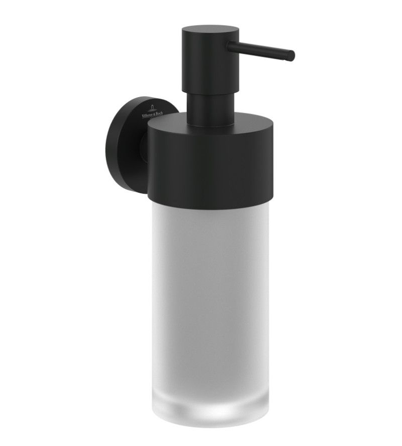 Villeroy&Boch Elements Tender dozownik do mydła wiszący czarny matowy TVA151007000K5