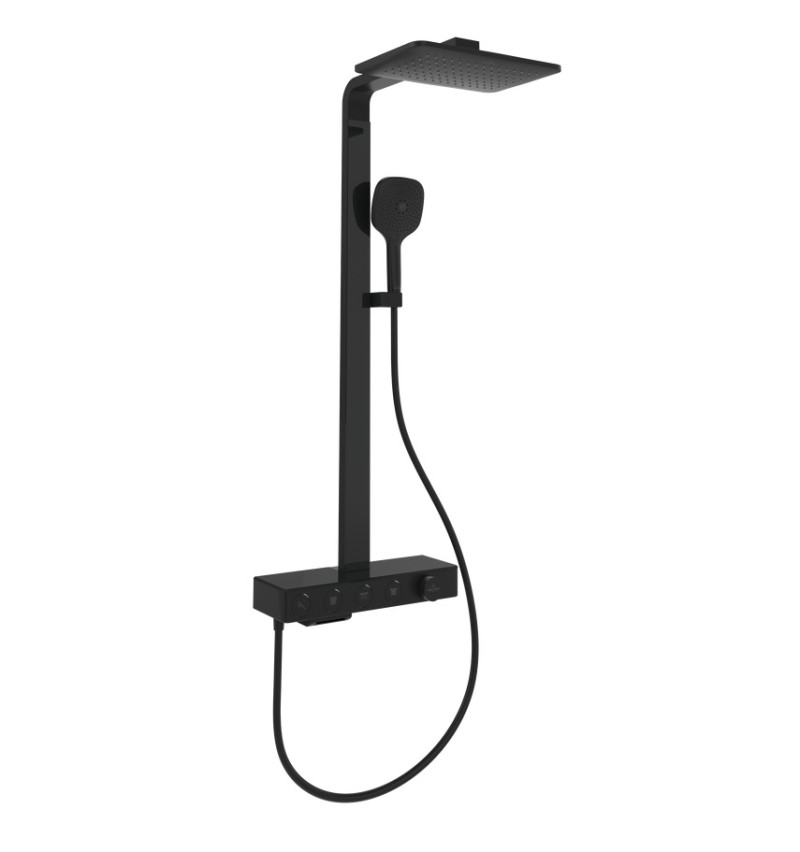 Villeroy&Boch Infinity Showers termostatyczny zestaw wannowo-prysznicowy czarny matowy TVS110005000K5