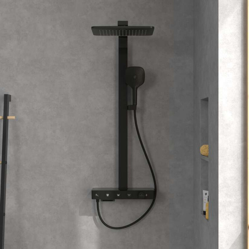 Villeroy&Boch Infinity Showers termostatyczny zestaw wannowo-prysznicowy czarny matowy TVS110005000K5