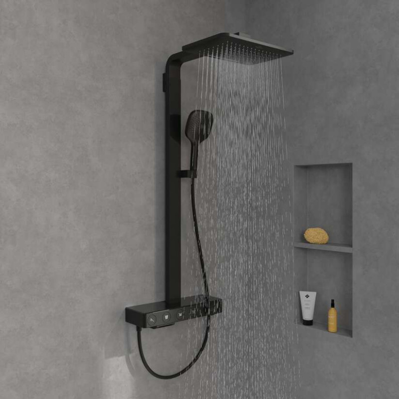 Villeroy&Boch Infinity Showers termostatyczny zestaw wannowo-prysznicowy czarny matowy TVS110005000K5