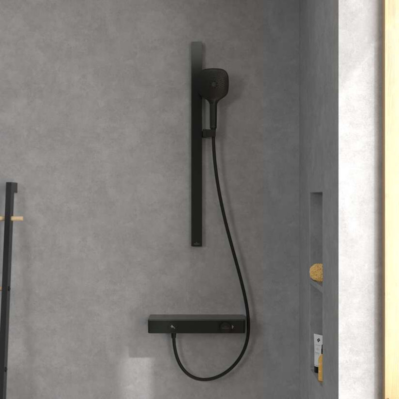 Villeroy&Boch Infinity Showers termostatyczna bateria prysznicowa czarny matowy TVS110007000K5