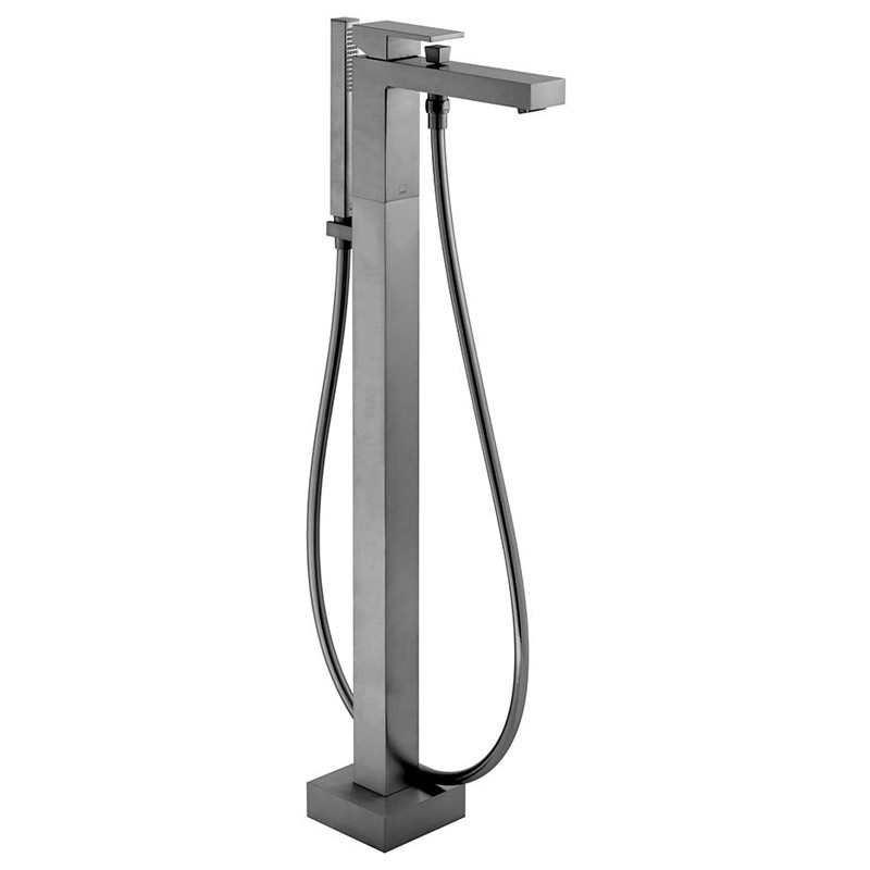 Vado Notion bateria wannowa wolnostojąca podłogowa gunmetal szczotkowany IND-NOT233-BGM