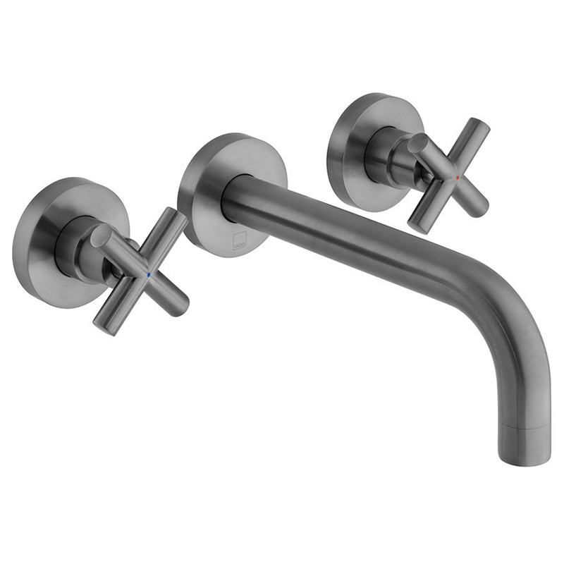 Vado Elements Water bateria umywalkowa podtynkowa gunmetal szczotkowany IND-ELW109FLA-BGM