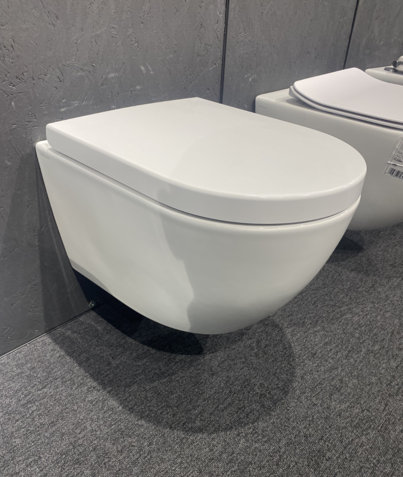 Catalano Sfera 50 Silentech Up-Fix muszla wisząca + deska wolnoopadająca + mocowanie 50x35 biały połysk Cataglaze 0511700001 + 0551150001 + 9056160000