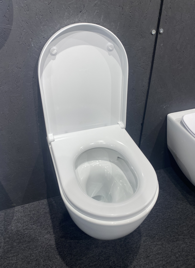 Catalano Sfera 50 Silentech Up-Fix muszla wisząca + deska wolnoopadająca + mocowanie 50x35 biały połysk Cataglaze 0511700001 + 0551150001 + 9056160000