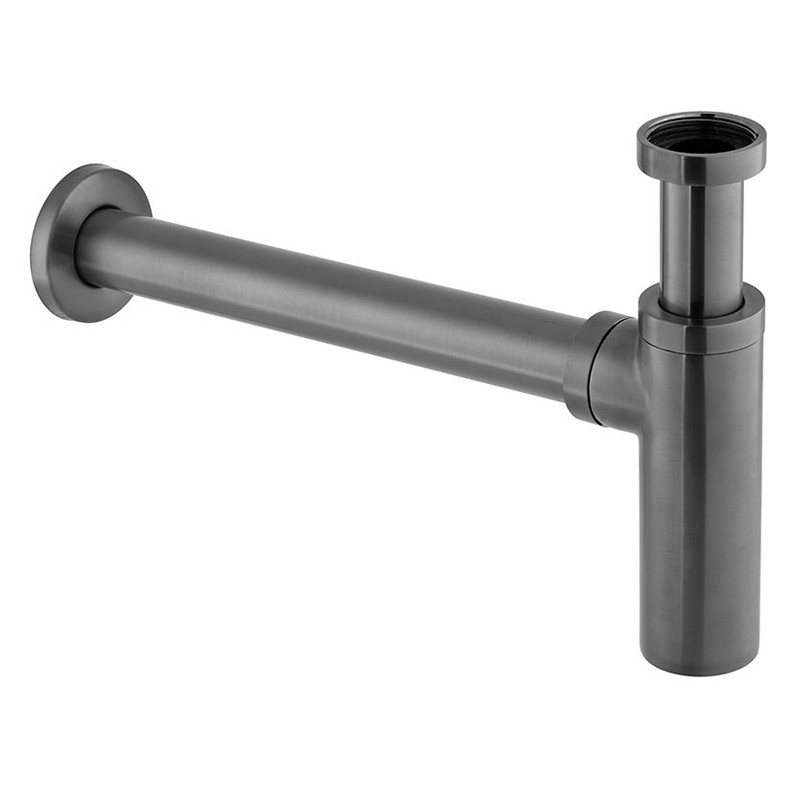 Vado syfon umywalkowy ozdobny gunmetal szczotkowany IND-461/RO-BGM