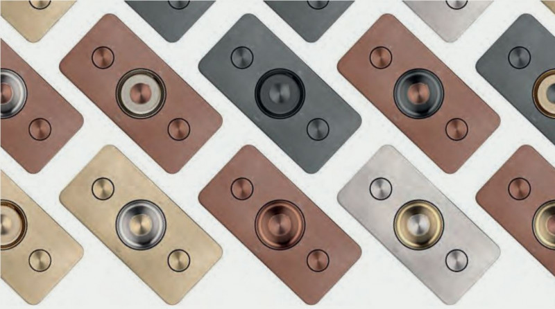 Vado Zone zawór podtynkowy gunmetal szczotkowany IND-Z143-H-BGM