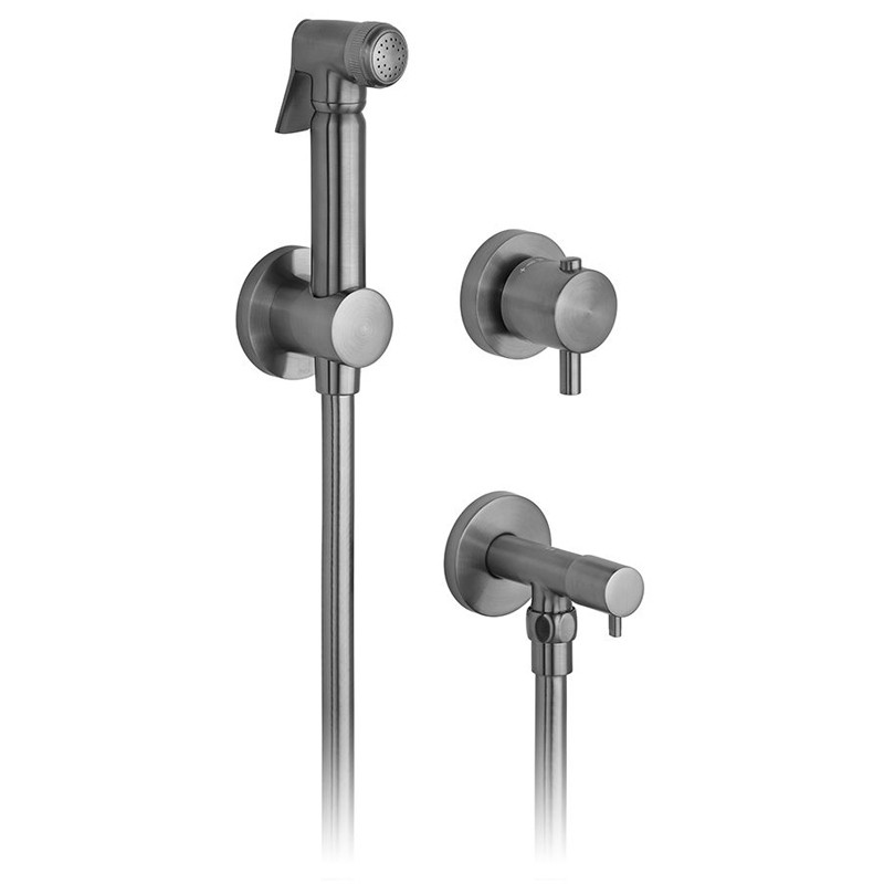 Vado Individual bidetta z zaworem termostatycznym gunmetal szczotkowany IND-SHATTAF/163-BGM