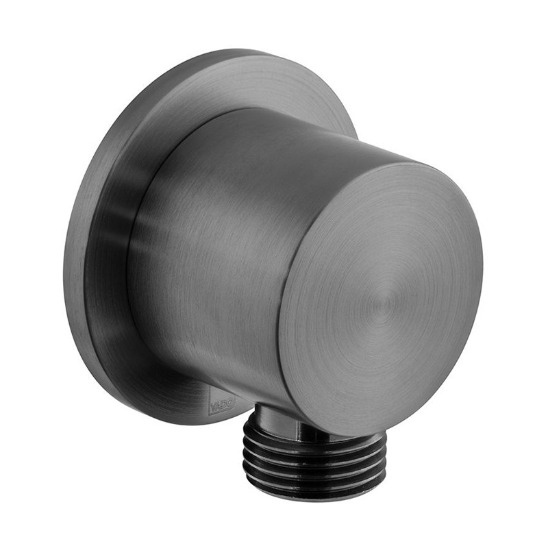 Vado Knurled kompletny termostatyczny zestaw prysznicowy podtynkowy z deszczownicą 30x30 i drążkiem gunmetal szczotkowany IND-SS-TAB6-BGMK