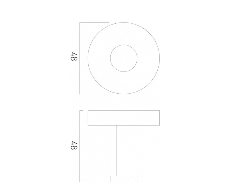 Vado Spa haczyk łazienkowy pojedynczy gunmetal szczotkowany IND-SPA186-BGM