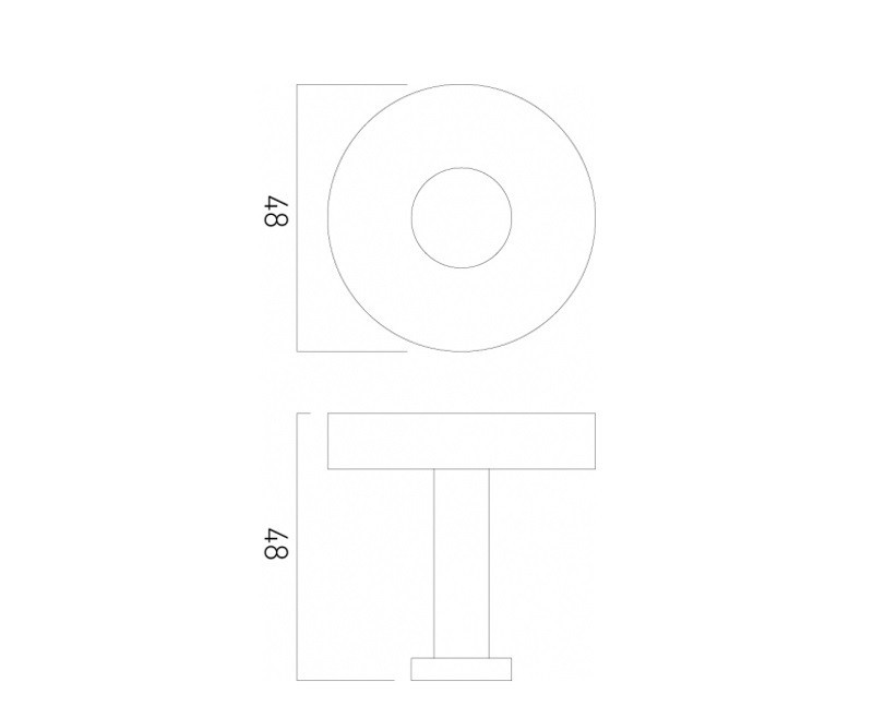 Vado Knurled Spa haczyk łazienkowy pojedynczy gunmetal szczotkowany IND-SPA186-BGMK