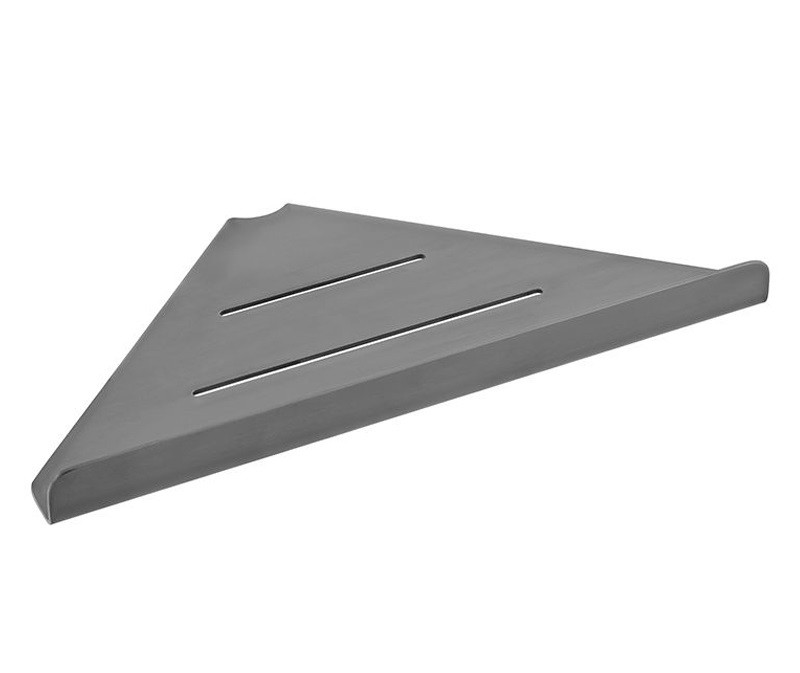 Vado Individual półka prysznicowa narożna gunmetal szczotkowany IND-18501-BGM