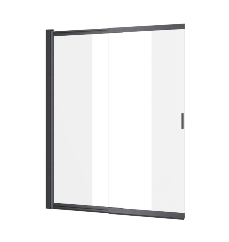 Excellent liner parawan wannowy 2-cześciowy rozsuwany L/P 63-110cm grafit szczotkowany KAEX.2970.1100.LP