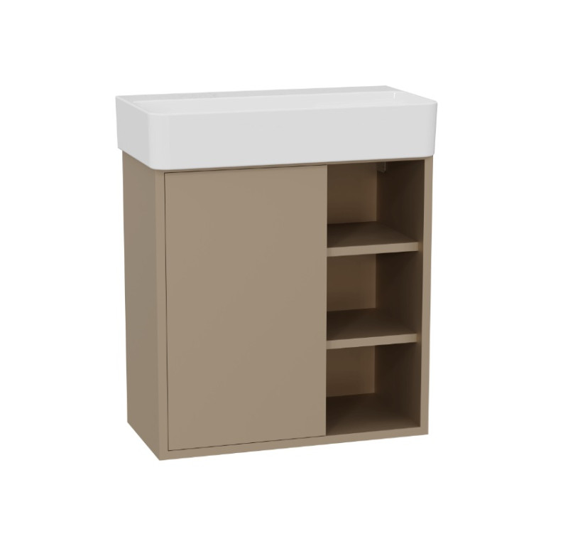 Excellent Ness szafka wisząca 57 cm z umywalką cappuccino MLEX.8201.K.3519.600.CAWH