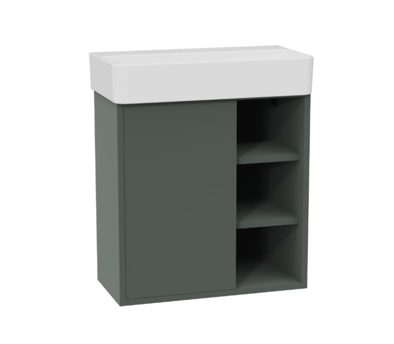 Excellent Ness szafka wisząca 57 cm z umywalką szałwiowy mat MLEX.8201.K.3519.600.GNWH