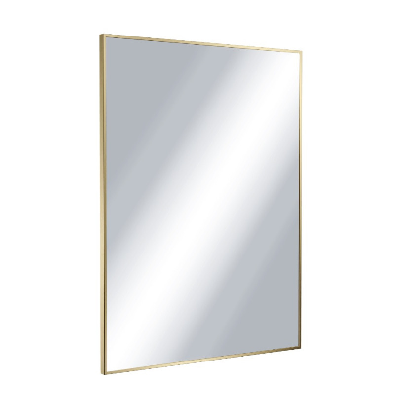 Excellent Kuadro lustro prostokątne 80x60 złoty szczotkowany DOEX.KU080.060.GB