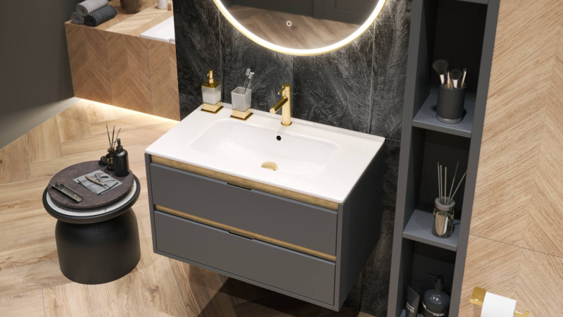 Excellent Pik umywalka meblowa 81x46,5 cm biały połysk CEEX.6517.800.WH