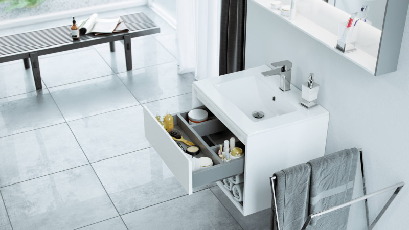 Excellent As umywalka meblowa 61x46,5 cm biały połysk CEEX.3617.600.WH